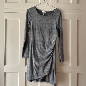 Leith gray long sleeve dress